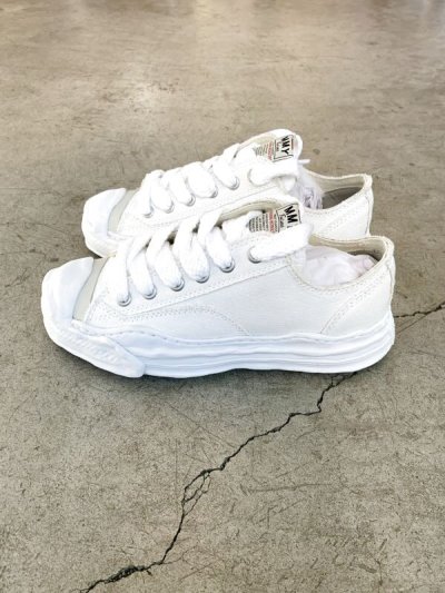 画像2: Maison MIHARA YASUHIRO ("HANK" OG SOLE CANVAS LOW SNEAKER) WHITE