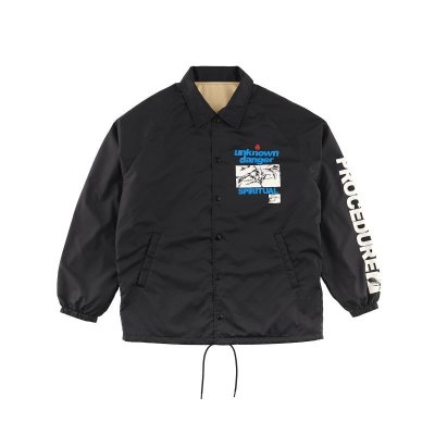 画像1: SAINT Mxxxxxx (UNKNOWN_COACH JACKET) BLACK