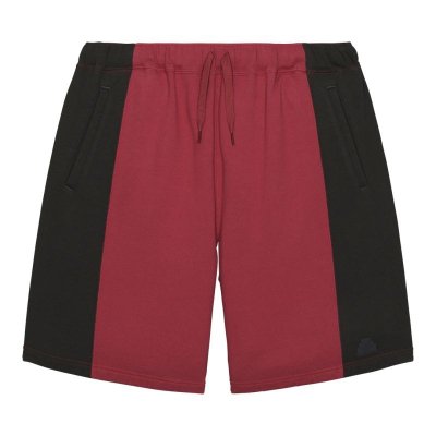 画像1: C.E (PANELED TWO TONE JOG SHORTS) RED -30% OFF-