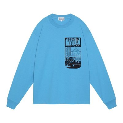 画像1: C.E (MD Sequence and Events LONG SLEEVE T) BLUE -30% OFF-