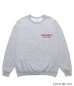 画像2: WACKO MARIA (INNOCENCE "CREW NECK SWEAT SHIRT TYPE 3") GRAY (2)