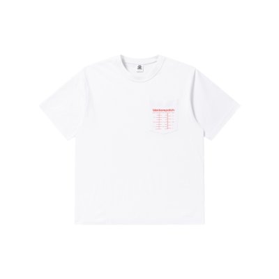 画像1: BLACK EYE PATCH (GLASSWARE LOGO POCKET TEE) WHITE