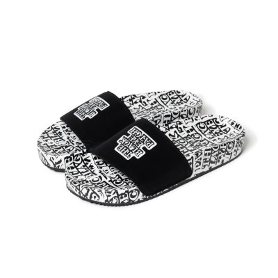 画像1: BLACK EYE PATCH (OG LABEL COVERED HAYN SHOWER SANDALS) MULTI