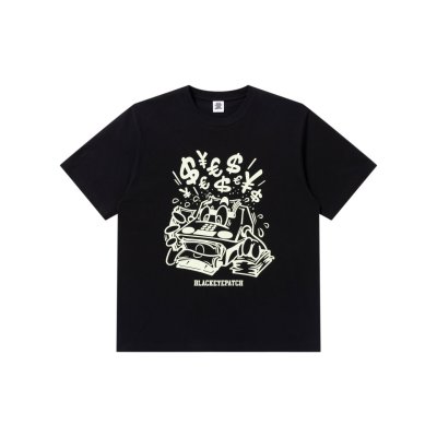 画像1: BLACK EYE PATCH (COUNTBOY TEE) BLACK