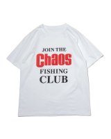Chaos Fishing Club (JOIN THE CFC CREW NECK T-SHIRT) WHITE