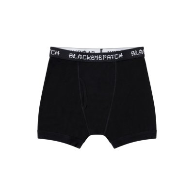 画像1: BLACK EYE PATCH (KANJI BOXERS) BLACK