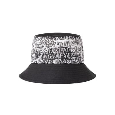 画像1: BLACK EYE PATCH (OG LABEL COVERED BUCKET HAT) BLACK