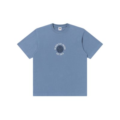 画像1: BLACK EYE PATCH (TITLED KAMON LOGO TEE) D.BLUE