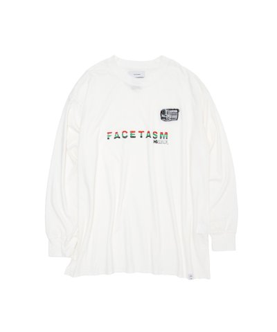 画像1: FACETASM (HANDYCAM LONG SLEEVE TEE) WHITE