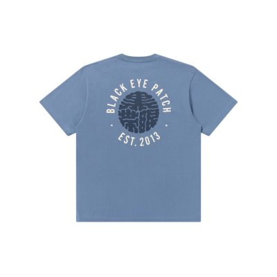 画像2: BLACK EYE PATCH (TITLED KAMON LOGO TEE) D.BLUE