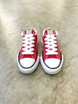 Maison MIHARA YASUHIRO ("PETERSON" OG SOLE CANVAS LOW SNEAKER) RED