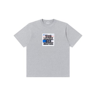 画像1: BLACK EYE PATCH (PRIORITY LABEL TEE) H.GREY