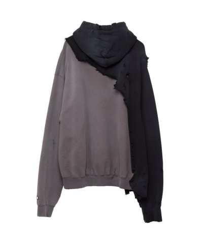 画像2: Maison MIHARA YASUHIRO (LAYARED HOODIE) BLACK