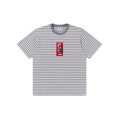 画像1: BLACK EYE PATCH (STRIPED HWC LABEL TEE) MULTI