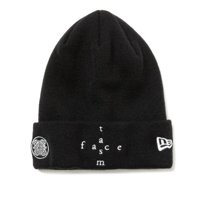 画像1: FACETASM (FACETASM×NEW ERA KNIT CAP) BLACK