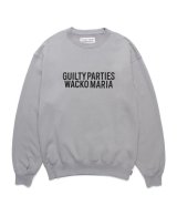 WACKO MARIA (MIDDLE WEIGHT CREW NECK SWEAT SHIRT) GREY