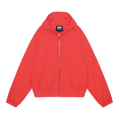 画像1: C.E (DBL KNIT ZIP HOODY) RED