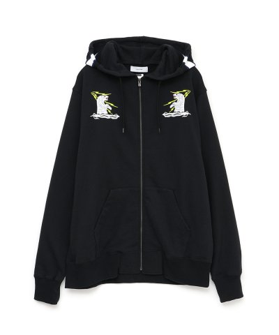 画像1: FACETASM (SKA ZIP-UP SWEAT) BLACK