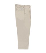 WACKO MARIA (DOUBLE PLEATED CHINO TROUSERS) L-BEIGE