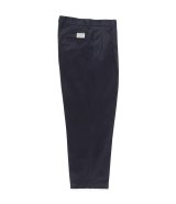 WACKO MARIA (DOUBLE PLEATED CHINO TROUSERS) NAVY