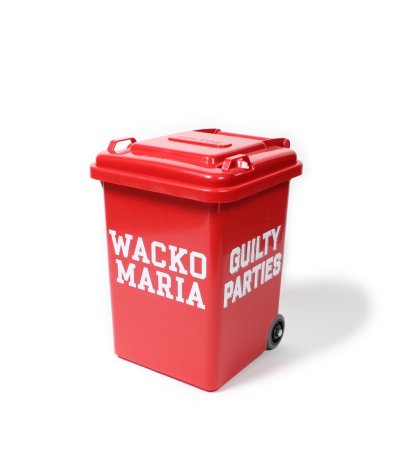 画像1: WACKO MARIA (TRASH CAN "SMALL") RED