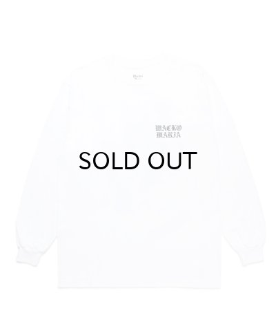 画像2: WACKO MARIA (CREW NECK LONG SLEEVE T-SHIRT TYPE-1) WHITE