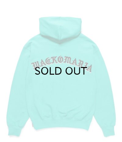 画像1: WACKO MARIA (MIDDLE WEIGHT PULLOVER HOODED SWEAT SHIRT TYPE-2) TURQUOISE