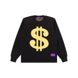 BLACK EYE PATCH (BIG DOLLAR SIGN KNITTED SWEATER) BLACK