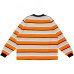 画像2: LQQK STUDIO (L/S RUGBY WEIGT BORDER TEEBOX LOGO) ORANGE (2)