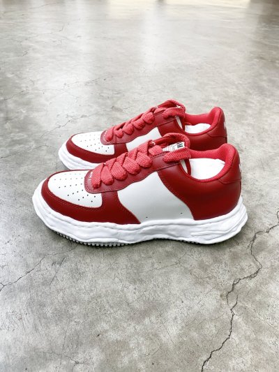 画像2: Maison MIHARA YASUHIRO ("WAYNE" OG SOLE LEATHER LOW SNEAKER) RED-WHT