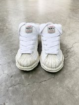 Maison MIHARA YASUHIRO ("BLAKEY" PUF CANVAS LOW SNEAKER) WHITE