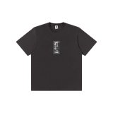 BLACK EYE PATCH (HANDLE WITH CARE TEE) CHARCOAL