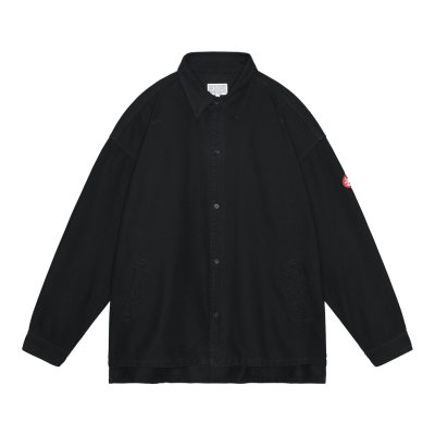 画像1: C.E (WELT POCKETS BIG SHIRT) BLACK