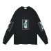 画像1: C.E (Toshin_SEQ LONG SLEEVE T) BLACK (1)