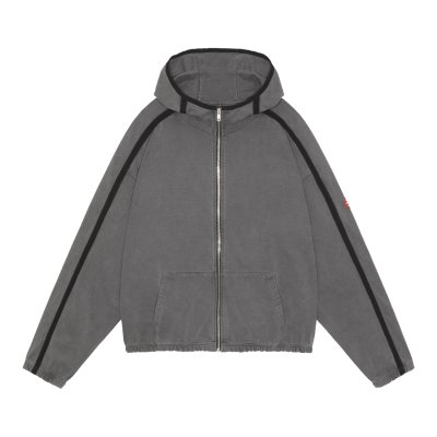 画像1: C.E (OVERDYE TAPED LIGHT ZIP HOODY) CHARCOAL