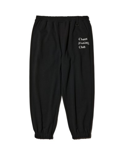 画像1: Chaos Fishing Club (LOGO SWEAT PANTS) BLACK