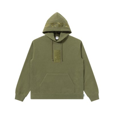 画像1: BLACK EYE PATCH (HANDLE WITH CARE HOODIE) OLIVE