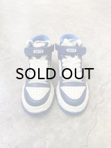 Maison MIHARA YASUHIRO ("KEITH" OG SOLE LEATHER HIGH TOP SNEAKER) BLU-WHT