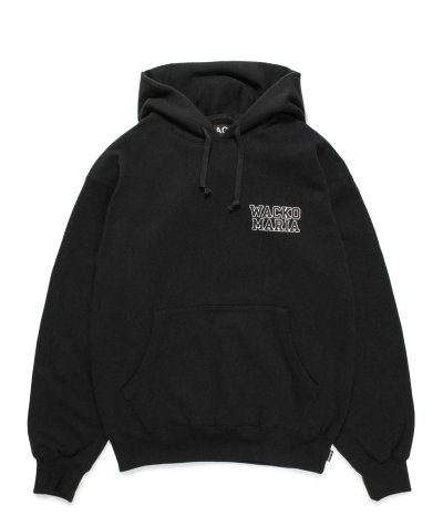 画像2: WACKO MARIA (HEAVY WEIGHT PULLOVER HOODED SWEAT SHIRT TYPE-2) BLACK