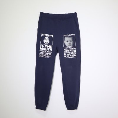 画像1: NISHIMOTO IS THE MOUTH (NEW CLASSIC SWEAT PANTS) NAVY