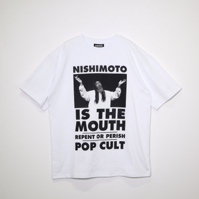 画像1: NISHIMOTO IS THE MOUTH (POP-CULT S/S TEE) WHITE