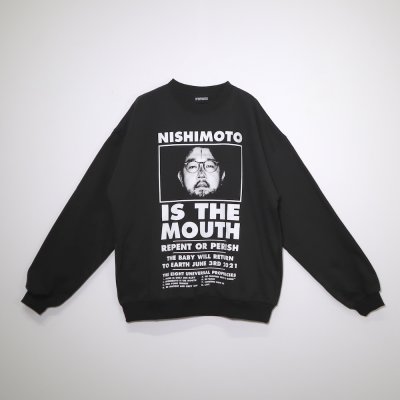 画像1: NISHIMOTO IS THE MOUTH (NEW CLASSIC SWEAT SHIRTS) BLACK