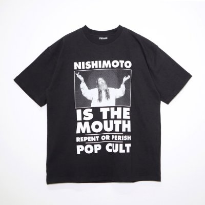 画像1: NISHIMOTO IS THE MOUTH (POP-CULT S/S TEE) BLACK