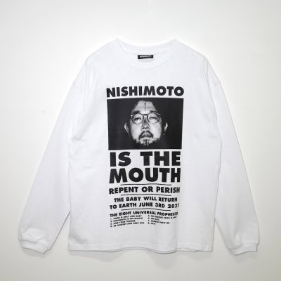 画像1: NISHIMOTO IS THE MOUTH (CLASSIC L/S T-SHIRT) WHITE