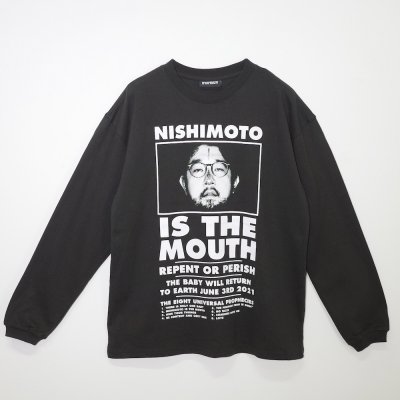 画像1: NISHIMOTO IS THE MOUTH (CLASSIC L/S T-SHIRT) BLACK