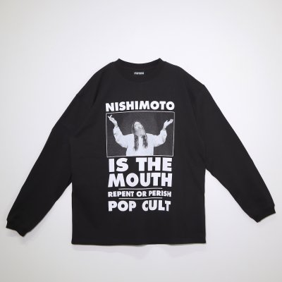 画像1: NISHIMOTO IS THE MOUTH (POP-CULT L/S TEE) BLACK