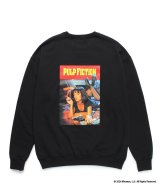 WACKO MARIA (PULP FICTION CREW NECK SWEAT SHIRT TYPE-5) BLACK