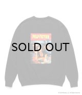 WACKO MARIA (PULP FICTION CREW NECK SWEAT SHIRT TYPE-5) BLACK