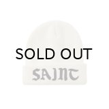 SAINT Mxxxxxx (KNIT CAP_SAINT) WHITE