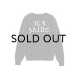 SAINT Mxxxxxx (CREW SWEAT_IT'S SAINT) BLACK